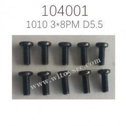 WLTOYS 104001 1009 Phillips Round Head Machine screw