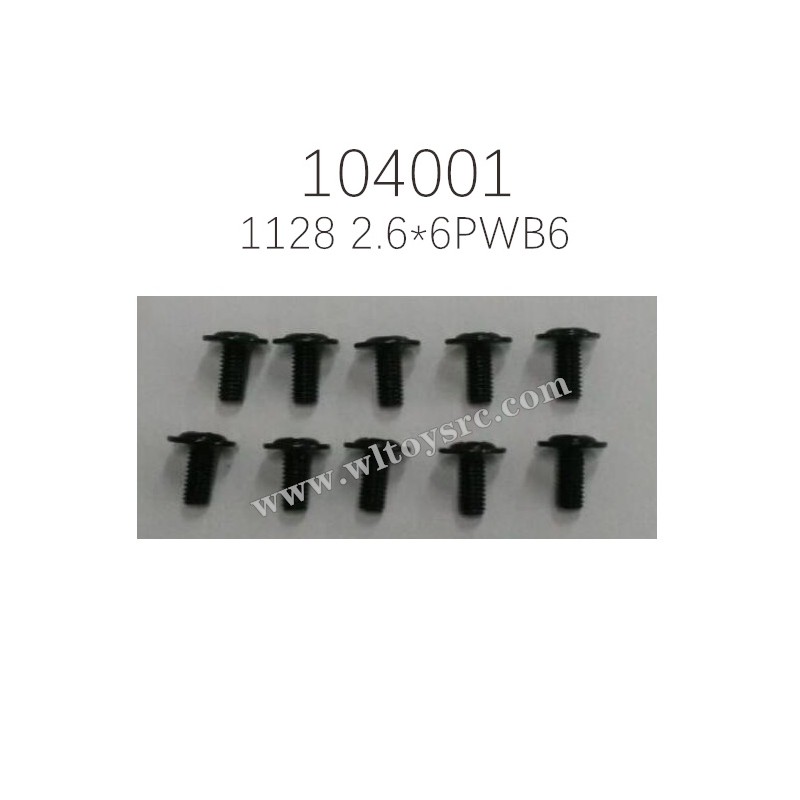 WLTOYS 104001 1128 Self-tapping Screws with Round Head
