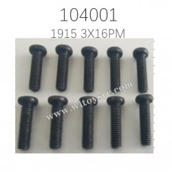 WLTOYS 104001 Parts 1915 Screws