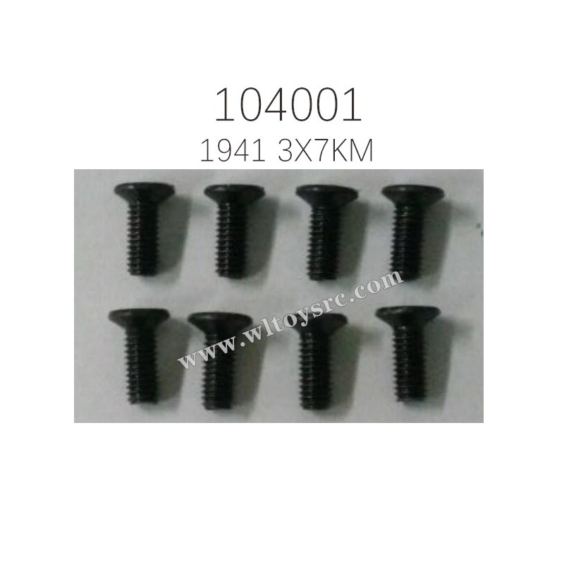 1941 screws Parts For WLTOYS 104001 1/10 RC Car