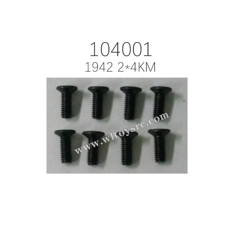 1942 Screws Parts For WLTOYS 104001 1/10 RC Car