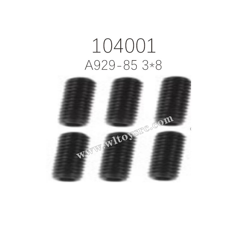 A929-85 Machine Screw 3X8 Parts For WLTOYS 104001 1/10 RC Car