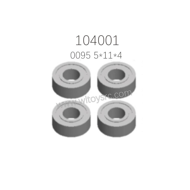 0095 Rolling Bearing Parts For WLTOYS 104001 1/10 RC Car