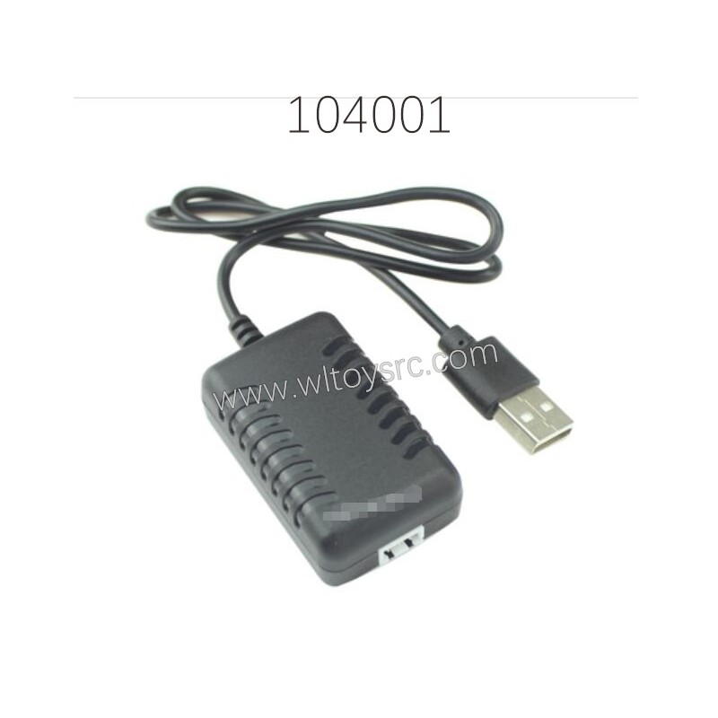 1374 7.4V USB Charger Parts For WLTOYS 104001