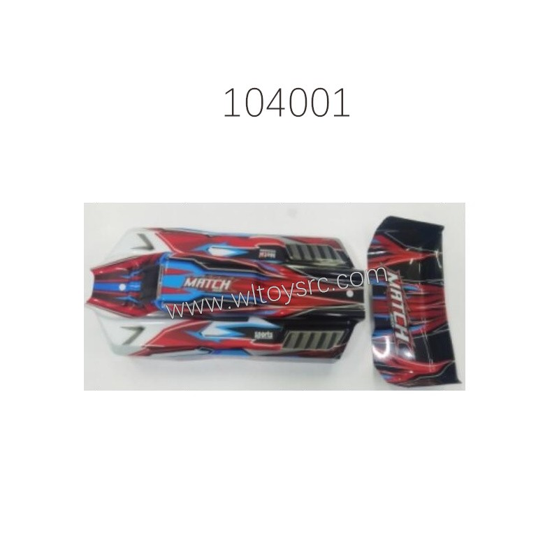 1932 Car Shell For WLTOYS 104001 RC Car