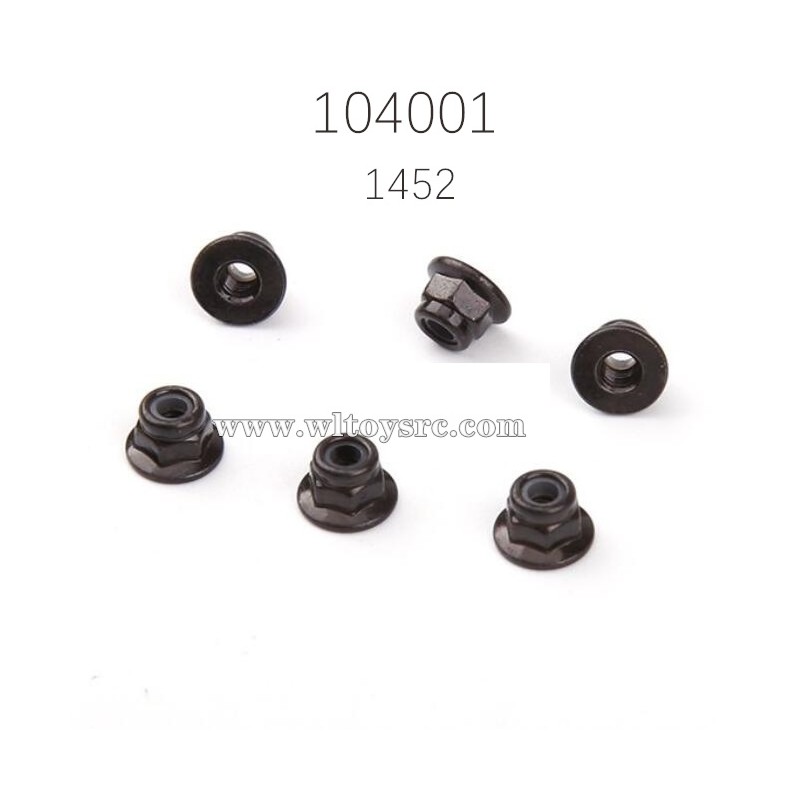 1910 M4 Flange Nut Parts For WLTOYS 104001 RC Car