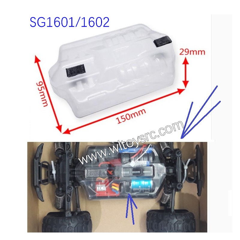 SG1601 SG1602 RC Car Upgrade Parts Dust Cover