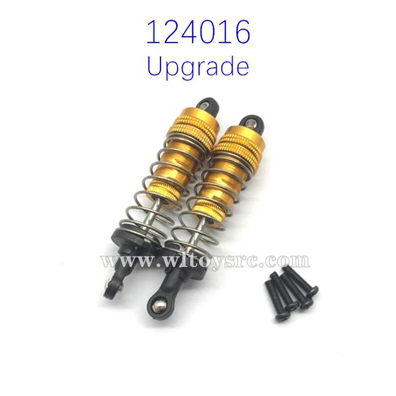 WLTOYS 124016 Upgrade Shock Absorbers Gold