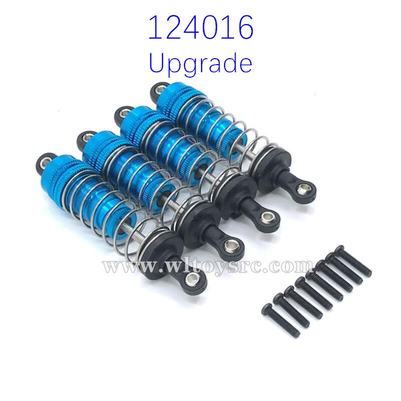 WLTOYS 124016 Brushless RC Truck Upgrade Shock Absorbers Blue