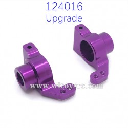 WLTOYS 124016 RC Car Upgrade Parts Metal Rear Wheel Cups Purple