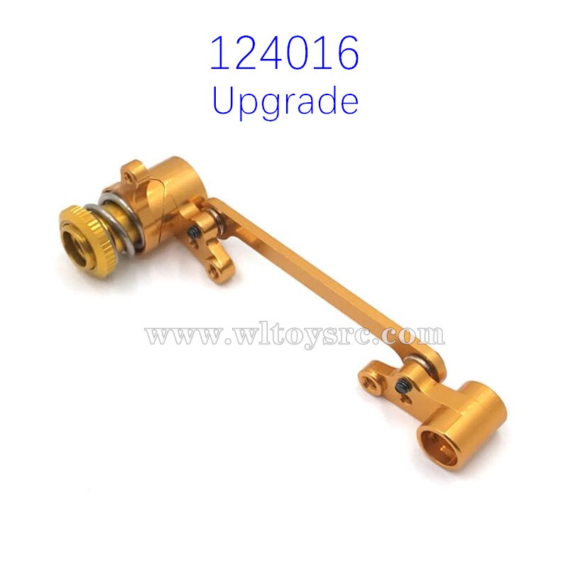 WLTOYS 124016 Upgrade Parts Steering Set Gold