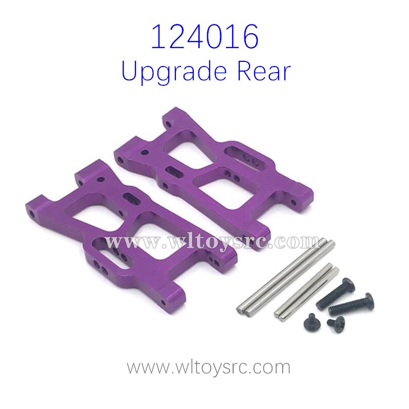 WLTOYS 124016 Upgrade Parts Rear Swing Arm purple