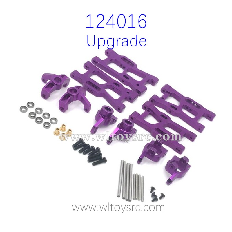 WLTOYS 124016 Upgrade Metal Parts Purple