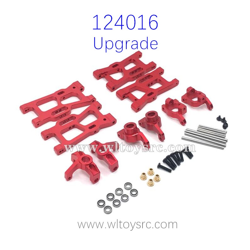 WLTOYS 124016 Upgrade Metal Parts Red