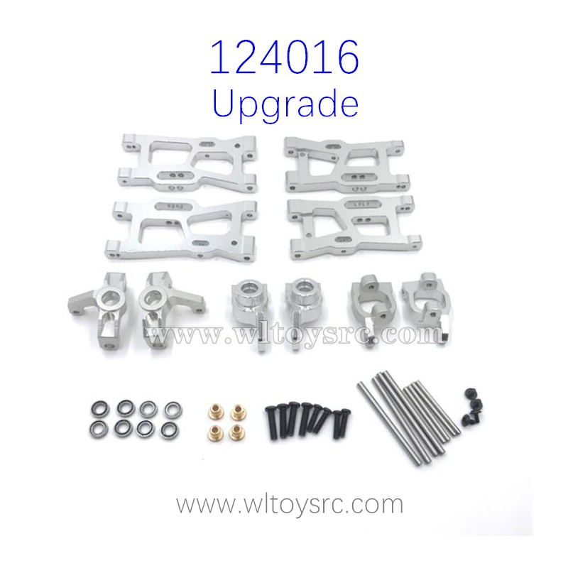 WLTOYS 124016 Upgrade Metal Parts Silver