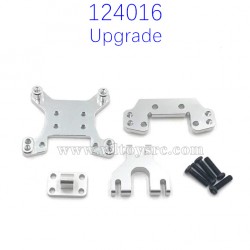 WLTOYS 124016 Upgrade Parts Front Rear Shock Board Silver
