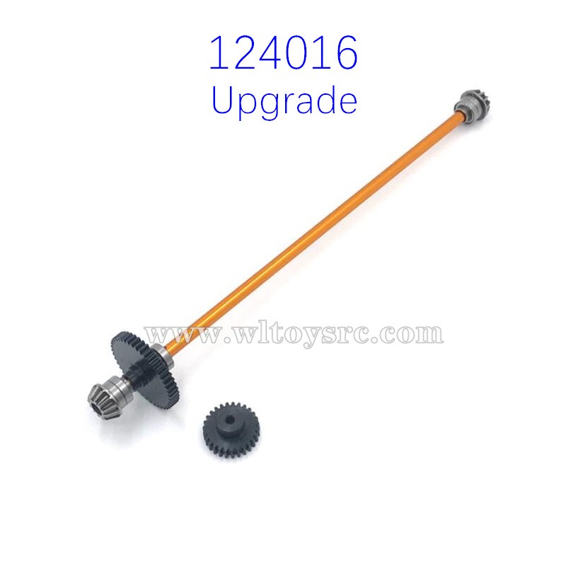WLTOYS 124016 Upgrade PartsCentral Shaft and Big Gear Gold