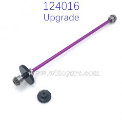 WLTOYS 124016 Upgrade PartsCentral Shaft and Big Gear Purple