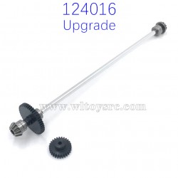 WLTOYS 124016 Upgrade PartsCentral Shaft and Big Gear Silver