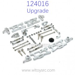 WLTOYS 124016 RC Car Upgrade Metal Parts Swing Arm Silver