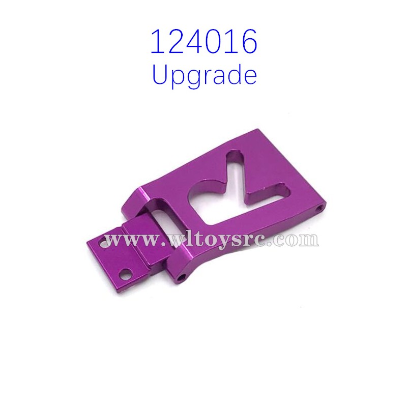 WLTOYS 124016 RC Car Upgrade Metal Parts Tail Protect Plate Purple