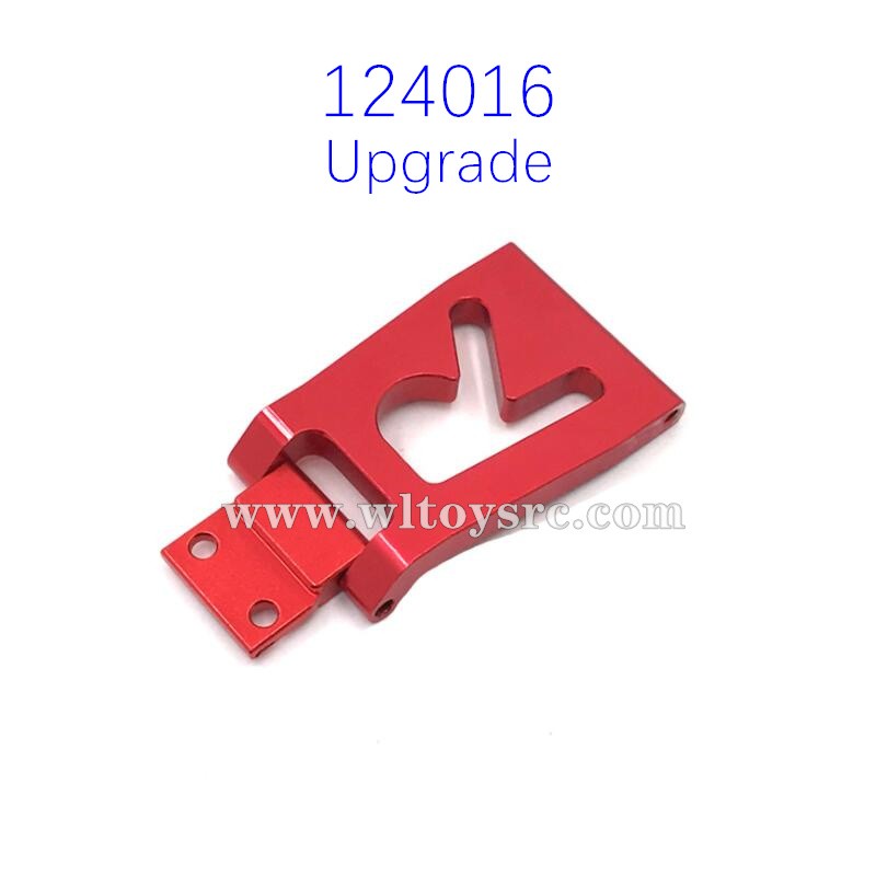 WLTOYS 124016 RC Car Upgrade Metal Parts Tail Protect Plate Red