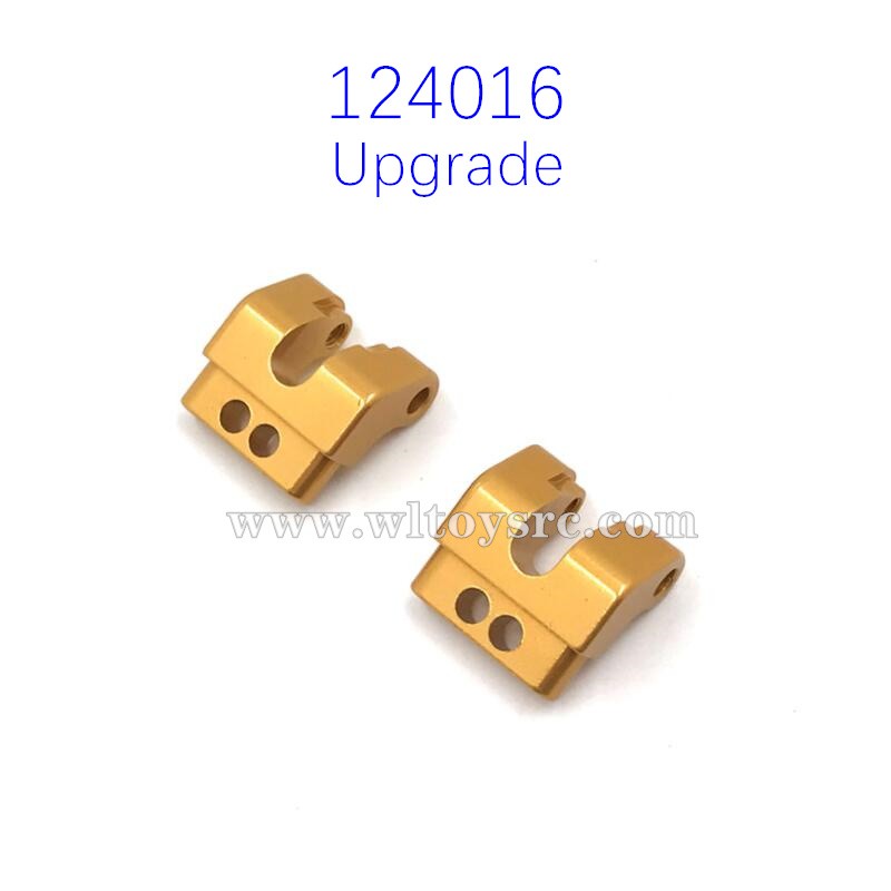 WLTOYS 124016 Upgrade Metal Parts Fixing Seat for Rear Shock Gold