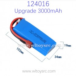 WLTOYS 124016 Upgrade Battery 7.4V 3000mAh