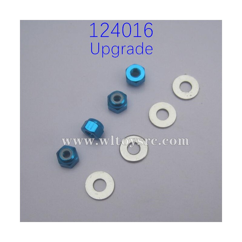 WLTOYS 124016 Upgrade Parts Hex Nut for Wheel and Shock