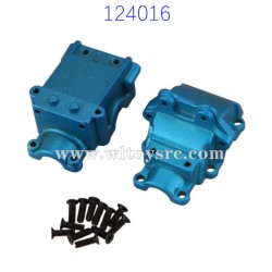 WLTOYS 124016 Upgrade Parts Metal Differential Gearbox Blue