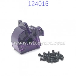WLTOYS 124016 Upgrade Parts Metal Differential Gearbox Purple
