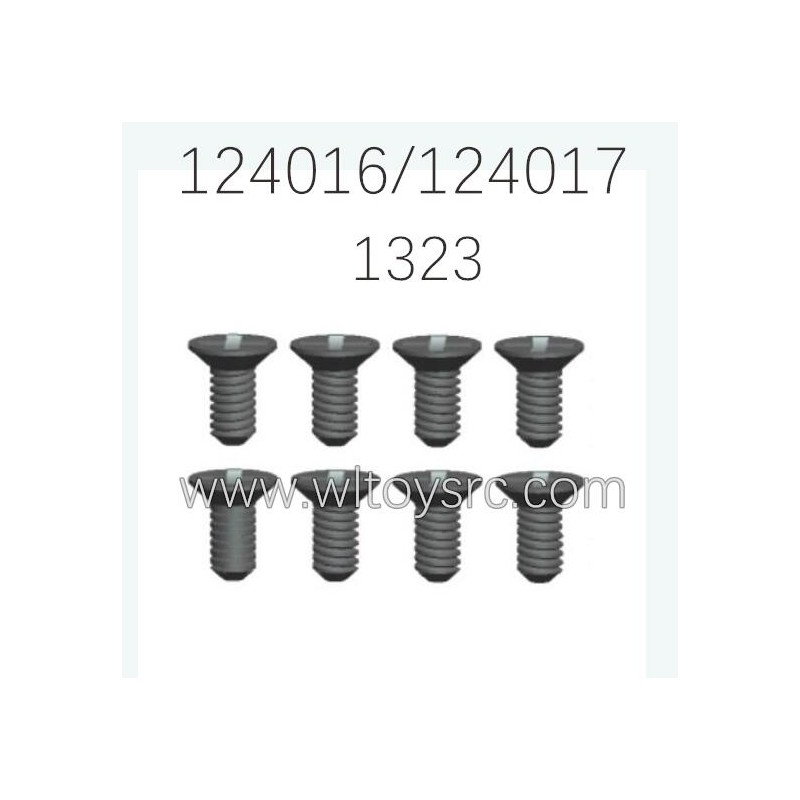 WLTOYS 124016 124017 Parts 1323 Cross countersunk head tapping screw
