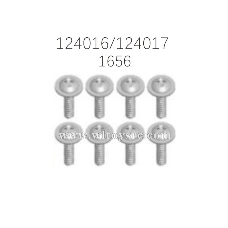 WLTOYS 124016 124017 Parts 1656 Phillips round head Screw