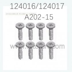 WLTOYS 124016 124017 Parts A202-15 Cross flat head Screw 2X8KB