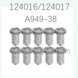 WLTOYS 124016 124017 Parts A949-38 Round Head Tapping Screw 2.6X6PB