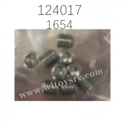 WLTOYS 124017 Parts Hexagon socket Screws 3X3