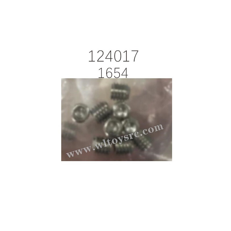 WLTOYS 124017 Parts Hexagon socket Screws 3X3