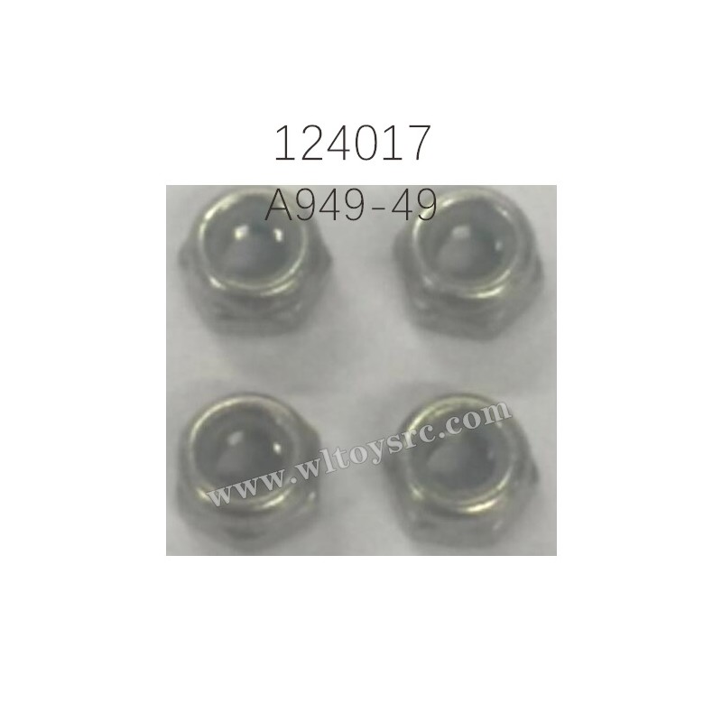 WLTOYS 124017 Parts A949-49 M3 Nuts