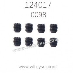 WLTOYS 124017 Parts 0098 M3x3 Screws for Motor