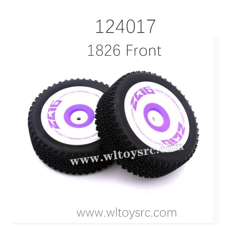 WLTOYS 124017 RC Car Parts Front Wheels 1826