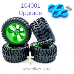 WLTOYS 104001 Upgrade Tires Assembly With Metal Hex.