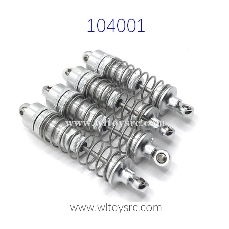 WLTOYS 104001 Upgrade Parts Shock Absorbers Silver