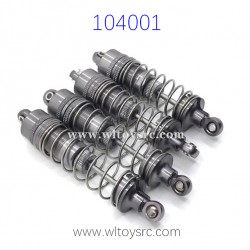 WLTOYS 104001 Upgrade Shock Absorbers Titanium