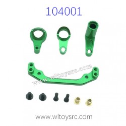 WLTOYS 104001 Upgrade Steering Assembly Aluminum Alloy Red