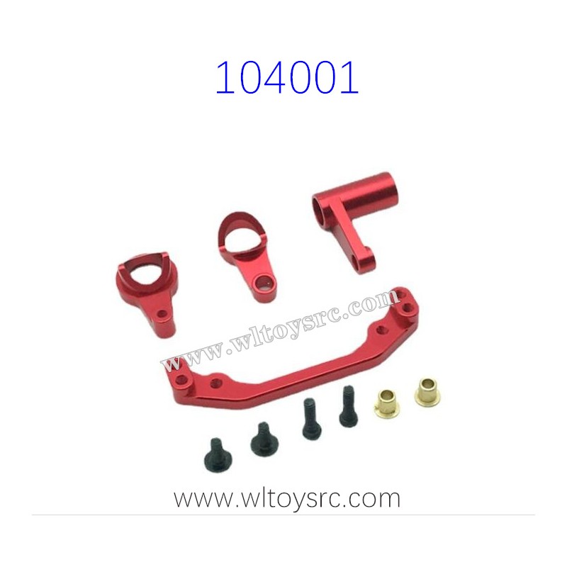 WLTOYS 104001 Upgrade Steering Assembly Aluminum Alloy Green