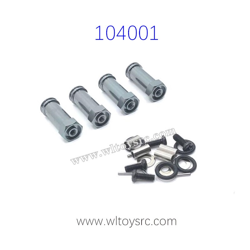 WLTOYS 104001 Upgrade Parts Axle Extension Components Titanium
