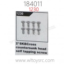 WL-TECH XK 184011 Parts 1230 Cross Countersunk Head Self Tapping Screw