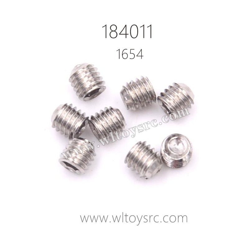 WL-TECH XK 184011 Parts 1654 M3 Machine Screw