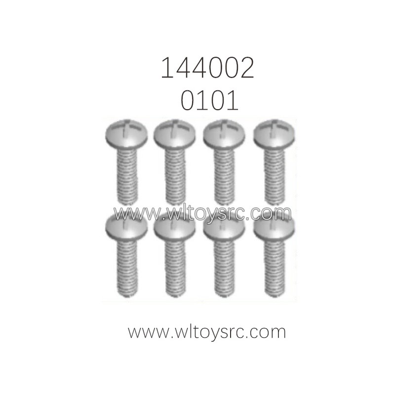 WLTOYS 144002 RC Car Parts 0101 Phillips pan head Screw