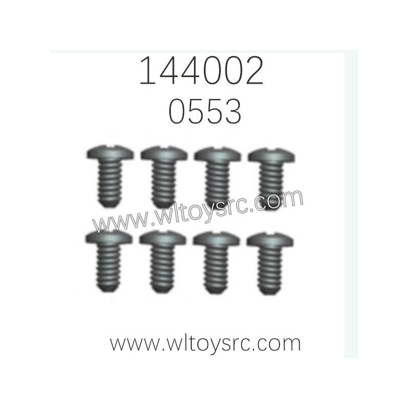 WLTOYS WL-TECH XK 144002 Parts 0553 ST2X6PB Screws